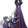 Fate Grand Order Fate Go Black Ruler Jeanne DArc Long Purple Dress Game Cosplay Costumes