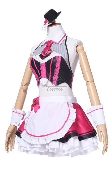 Fate Grand Order Tohsaka Rin Street Choco-Maid Game Cosplay Costumes 6 Fate Grand Order Tohsaka Rin Street Choco-Maid Game Cosplay Costumes - Image 6