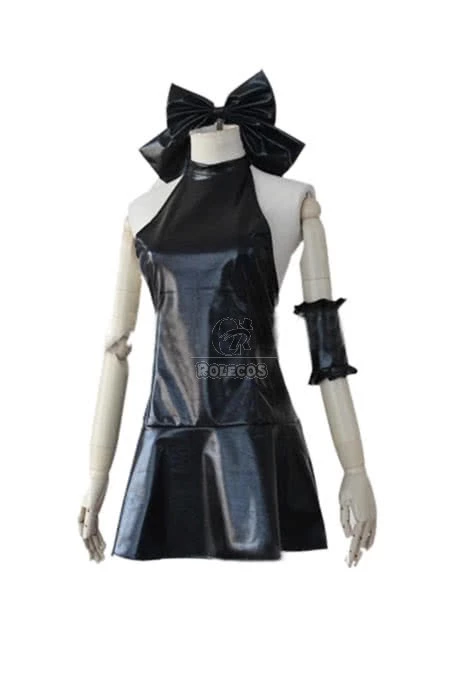Fate/stay night Hollow Saber Black Dress Anime Cosplay Costumes 2 Fate/stay night Hollow Saber Black Dress Anime Cosplay Costumes - Image 2