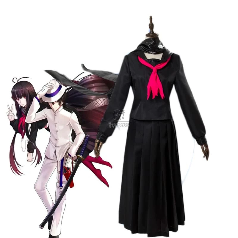Fate/Grand Order Black Student Uniform Cosplay Costume