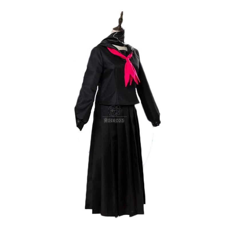Fate/Grand Order Black Student Uniform Cosplay Costume - Image 3