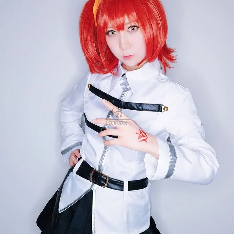 Fate/Grand Order Grand Master Olgamally Animusphere Black And White Uniform Anime Cosplay Costumes - Image 2