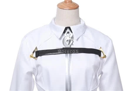Fate/Grand Order Grand Master Olgamally Animusphere Black And White Uniform Anime Cosplay Costumes - Image 8