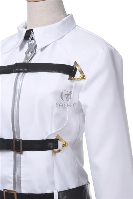Fate/Grand Order Grand Master Olgamally Animusphere Black And White Uniform Anime Cosplay Costumes - Image 7
