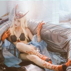 Fate/Grand Order Ibaraki Douji Anime Swimsuit Cosplay Costume -Anime Costumes store online fategrand order ibaraki douji anime swimsuit cosplay costume 4