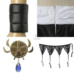 Fate/Grand Order Shuten Doji Maid Cosplay Costume -Anime Costumes store online fategrand order shuten doji maid cosplay costume 7