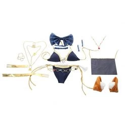 Fate/Grand Order Tamamo-no-Mae Swimsuit Cosplay Costume -Anime Costumes store online fategrand order tamamo no mae swimsuit cosplay costume 8