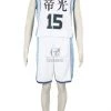 Kuroko No Basuke Basketball Kuroko Tetsuya Uniform No.15 Cosplay Costume