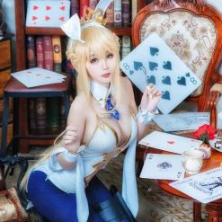 FGO Fate Saber Bunny Girl Cpsplay Costume -Anime Costumes store online fgo fate saber bunny girl cpsplay costume 6