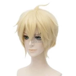 Free! Iwatobi Swim Club Hazuki Nagisa Short Blonde Cosplay Wig 6 Free! Iwatobi Swim Club Hazuki Nagisa Short Blonde Cosplay Wig -Anime Costumes store online free iwatobi swim club hazuki nagisa short blonde cosplay wig 3