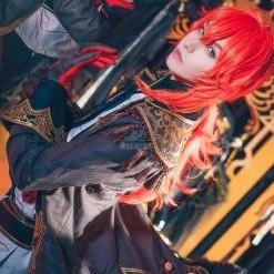 Game Genshin Impact Diluc Cosplay Costume -Anime Costumes store online game genshin impact diluc cosplay