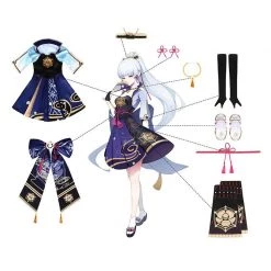 Game Genshin Impact Ayaka Cosplay Costume -Anime Costumes store online game genshin impact ayaka cosplay costume 9