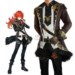 Game Genshin Impact Diluc Cosplay Costume