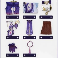 Game Genshin Impact Keqing Cosplay Costume -Anime Costumes store online game genshin impact keqing cosplay costume1012