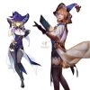 Game Genshin Impact Lisa Cosplay Costume