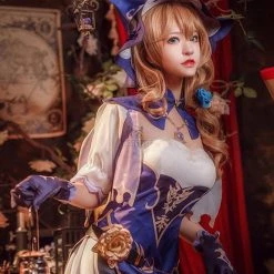 Game Genshin Impact Lisa Cosplay Costume -Anime Costumes store online game genshin impact lisa cosplay costume 3 1