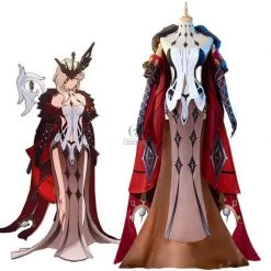 Game Genshin Impact NPC Signora Cosplay Costume