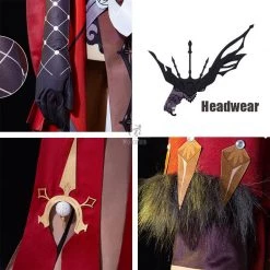 Game Genshin Impact NPC Signora Cosplay Costume -Anime Costumes store online game genshin impact npc signora cosplay costume 9