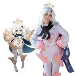 Game Genshin Impact Paimon Cosplay Costume