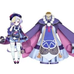 Game Genshin Impact Qiqi: Icy Resurrection Cosplay Costume