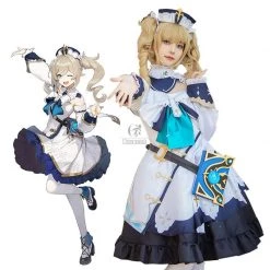 Game Genshin Impact Shining idol Barbara Cosplay Costume