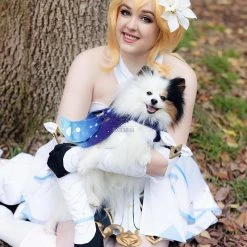 Game Genshin Impact Traveler Lumine Cosplay Costume -Anime Costumes store online game genshin impact traveler lumine cosplay costume 011