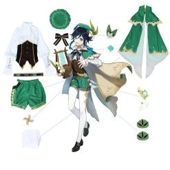 Game Genshin Impact Venti Suit Cosplay Costume -Anime Costumes store online game genshin impact venti suit cosplay costume 6