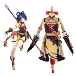 Game Genshin Impact Xiangling Cosplay Costume -Anime Costumes store online game genshin impact xiangling cosplay costume 4