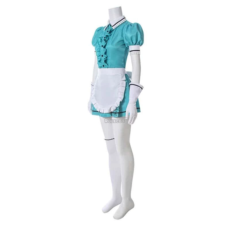 Blend S Hideri Kanzaki Anime Green Cosplay Costumes 4 Blend S Hideri Kanzaki Anime Green Cosplay Costumes - Image 4