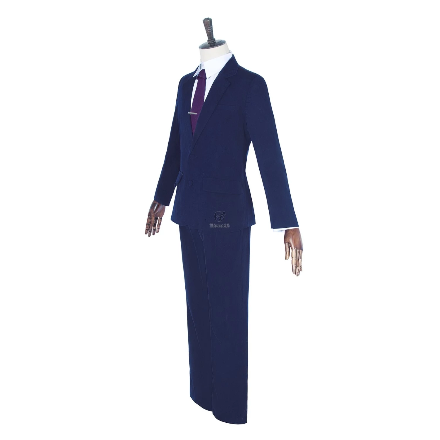 WotaKoi Love is Hard for Otaku Hirotaka Nifuji Blue Suits for Men Cosplay Costume 2 WotaKoi Love is Hard for Otaku Hirotaka Nifuji Blue Suits for Men Cosplay Costume - Image 2