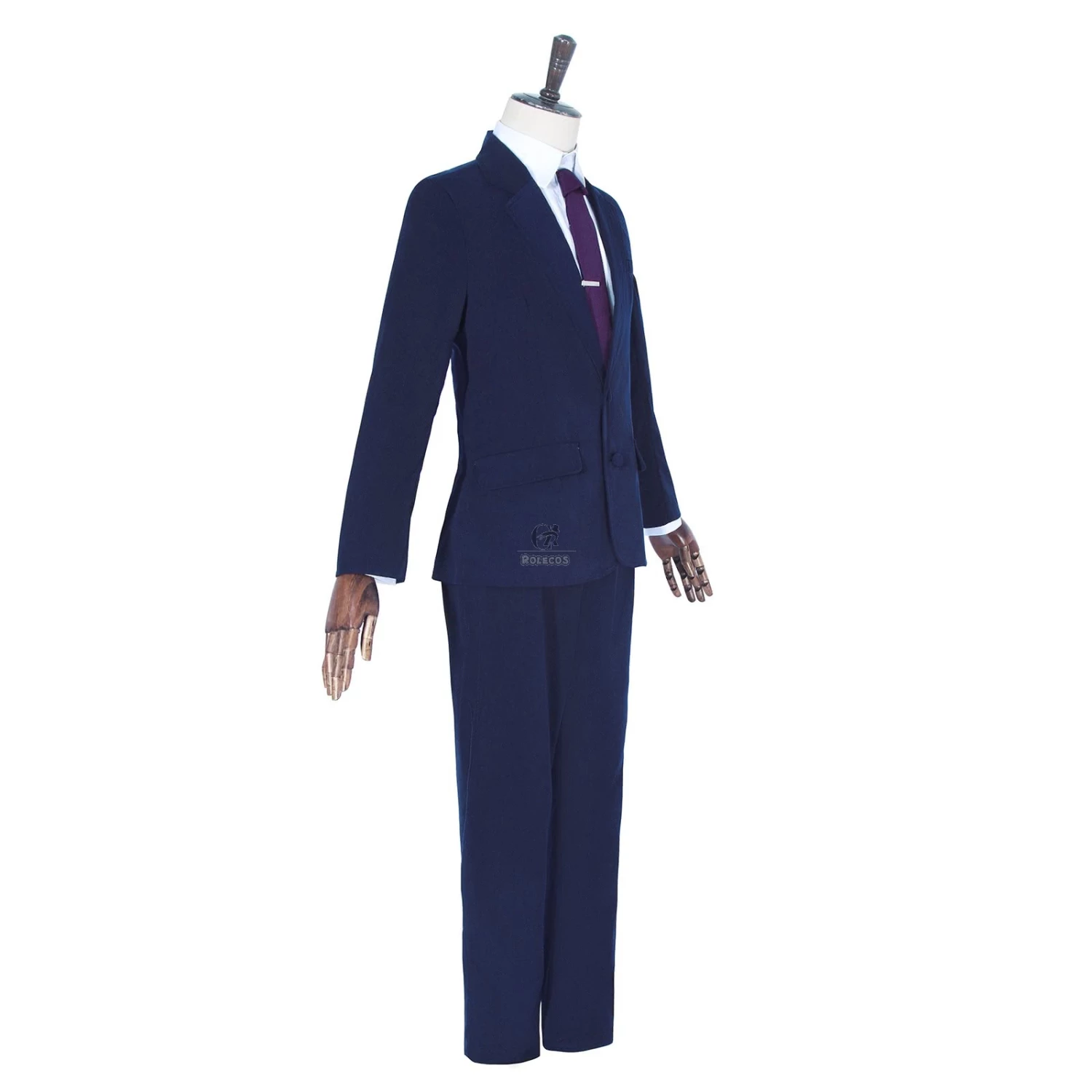 WotaKoi Love is Hard for Otaku Hirotaka Nifuji Blue Suits for Men Cosplay Costume 3 WotaKoi Love is Hard for Otaku Hirotaka Nifuji Blue Suits for Men Cosplay Costume - Image 3