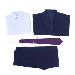 WotaKoi Love is Hard for Otaku Hirotaka Nifuji Blue Suits for Men Cosplay Costume 13 WotaKoi Love is Hard for Otaku Hirotaka Nifuji Blue Suits for Men Cosplay Costume -Anime Costumes store online gc465 5