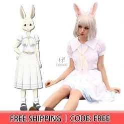 BEASTARS Haru Cosplay Costume Full Sets Contains Tail