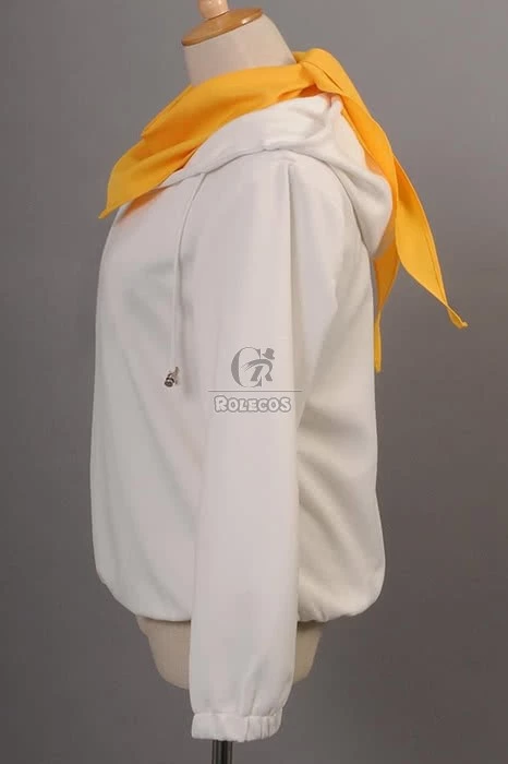Durarara Kida Masaomi Cosplay Costume White Hoodie Customized 2 Durarara Kida Masaomi Cosplay Costume White Hoodie Customized - Image 2