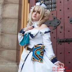 Game Genshin Impact Shining idol Barbara Cosplay Costume -Anime Costumes store online genshin impact barbara cosplay costume3