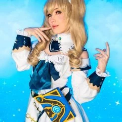 Game Genshin Impact Shining idol Barbara Cosplay Costume -Anime Costumes store online genshin impact barbara costume1
