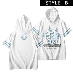 Genshin Impact Xingqiu T-shirt With Hat Cosplay Costume -Anime Costumes store online genshin impact xingqiu t shirt with hat cosplay costume3