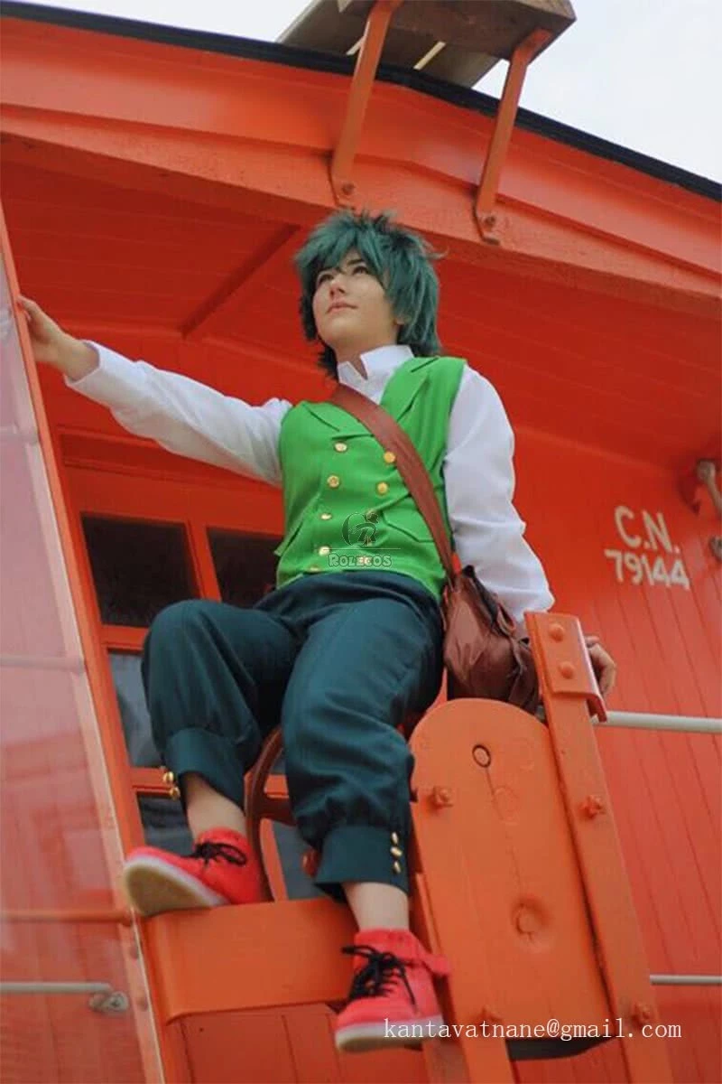BNHA MHA Izuku Midoriya Anime Cosplay Green Costumes 3 BNHA MHA Izuku Midoriya Anime Cosplay Green Costumes - Image 3