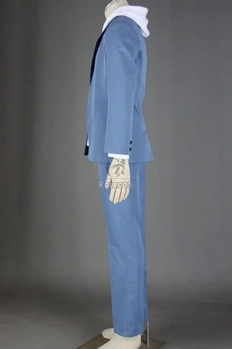 Durarara Kida Masaomi Cosplay Costume Uniform Blue 4 Durarara Kida Masaomi Cosplay Costume Uniform Blue - Image 4