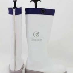 Fairy Tail Anime Lucy Heartfilia Cosplay Shoes White Boots -Anime Costumes store online gfuy6745 6