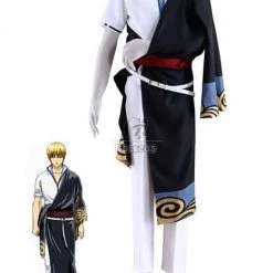 Gintama Silver Soul Sakata Kintoki Kimono Cosplay Costumes