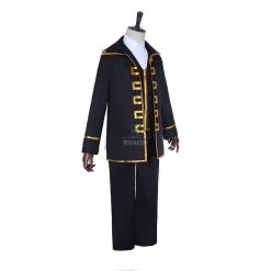 Gintama Toushirou Hijikata/Sougo Okita Uniform Black Cosplay Costumes -Anime Costumes store online gintama toushirou hijikatasougo okita uniform black cosplay