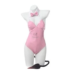 To Love Ru Golden Darkness Momo Belia Deviluke Pink Bunny Girl Cospaly Costume -Anime Costumes store online golden darkness momo belia deviluke pink bunny girl cospaly costume 2
