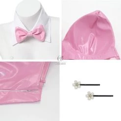 To Love Ru Golden Darkness Momo Belia Deviluke Pink Bunny Girl Cospaly Costume -Anime Costumes store online golden darkness momo belia deviluke pink bunny girl cospaly costume 6