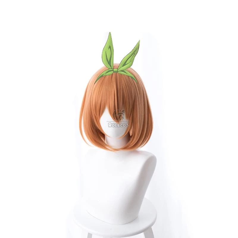 Gotoubun no Hanayome Yotsuba Nakano Orange Wave Cosplay Wigs - Image 2