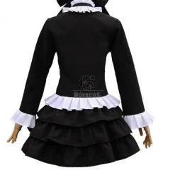 Fairy Tail Erza Scarlet Cosplay Costume Black Suit -Anime Costumes store online gre 2