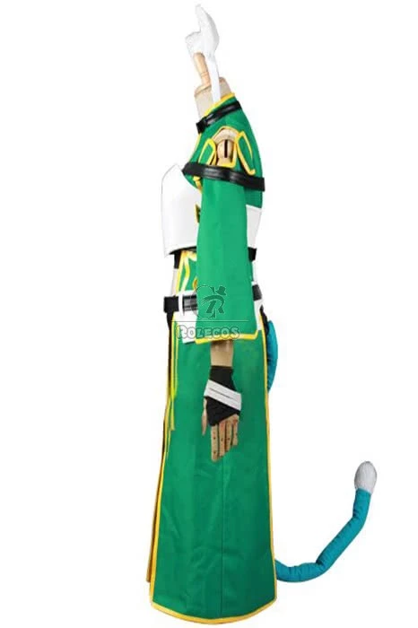 Sword Art Online Asada Shino Green Female Cosplay Costumes 3 Sword Art Online Asada Shino Green Female Cosplay Costumes - Image 3