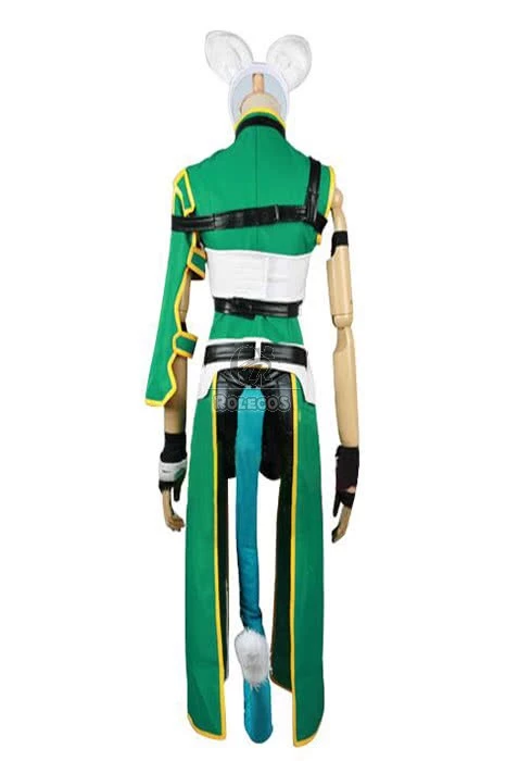Sword Art Online Asada Shino Green Female Cosplay Costumes 4 Sword Art Online Asada Shino Green Female Cosplay Costumes - Image 4