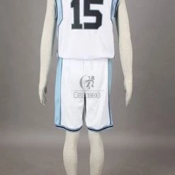 Kuroko No Basuke Basketball Kuroko Tetsuya Uniform No.15 Cosplay Costume -Anime Costumes store online gsdg 6