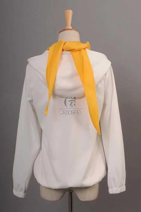 Durarara Kida Masaomi Cosplay Costume White Hoodie Customized 3 Durarara Kida Masaomi Cosplay Costume White Hoodie Customized - Image 3